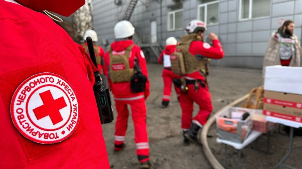 Ukrainian Red Cross team