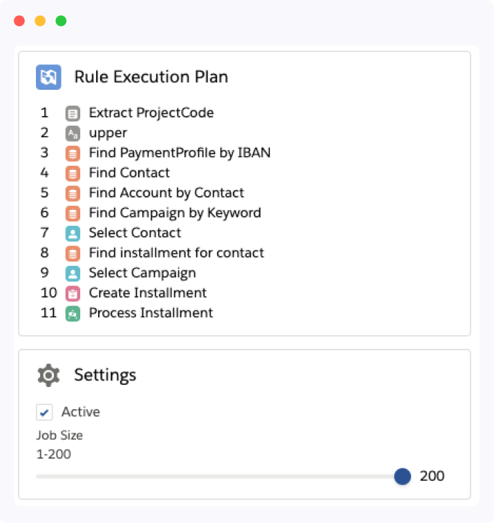 Rule Execution Plan in Salesforce Nonprofit Cloud