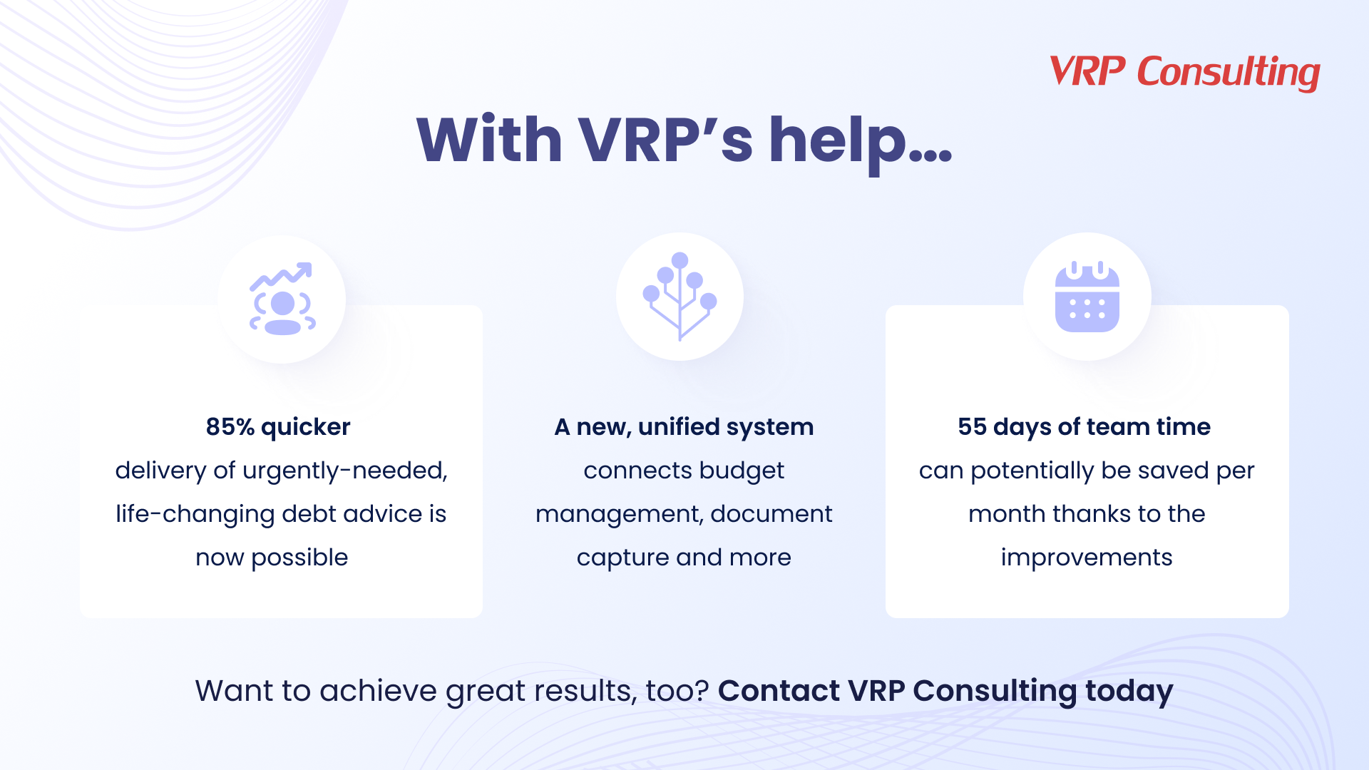 With VRP's help