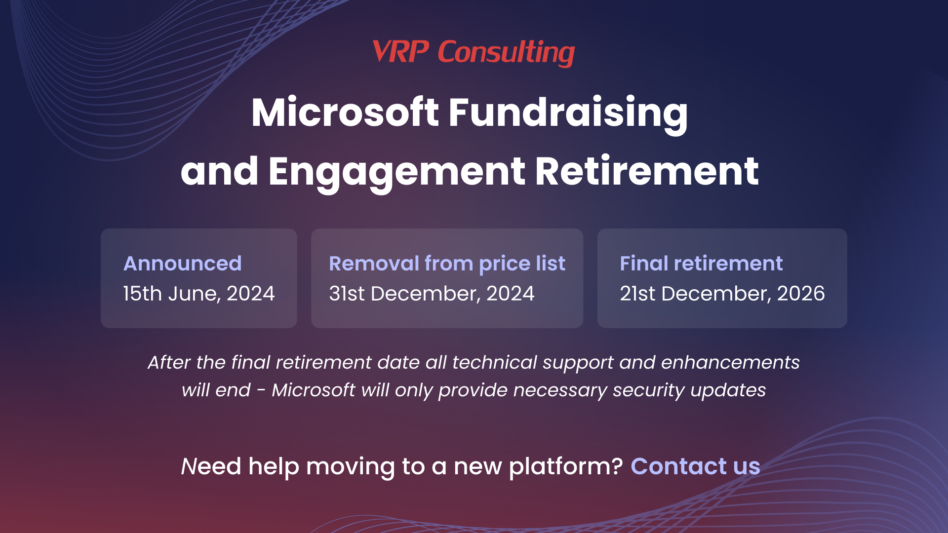 Microsoft Fundraising and Engagement retirement soon - time for a new platform - Image 1