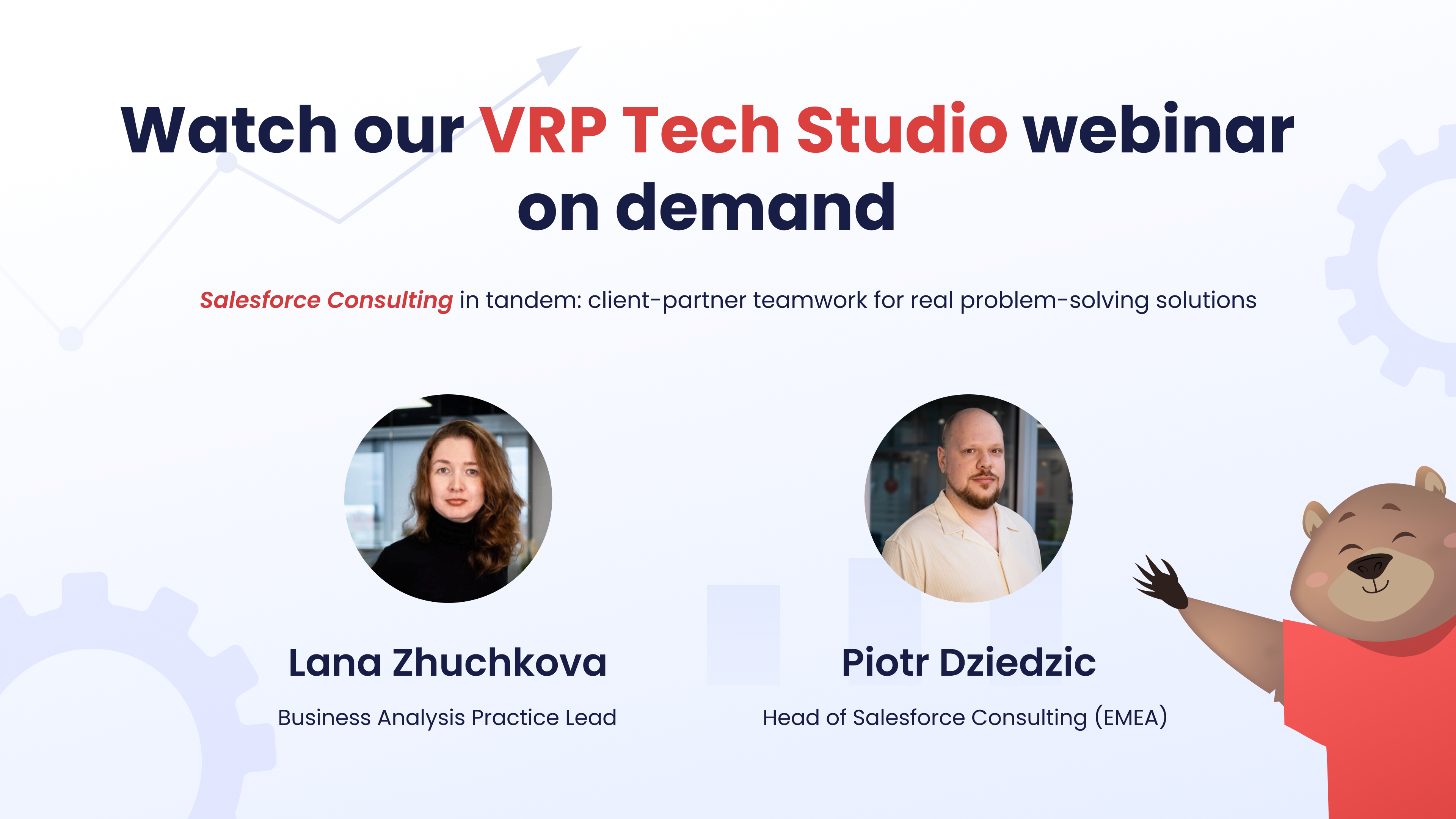 Watch our VRP Tech Studio webinar