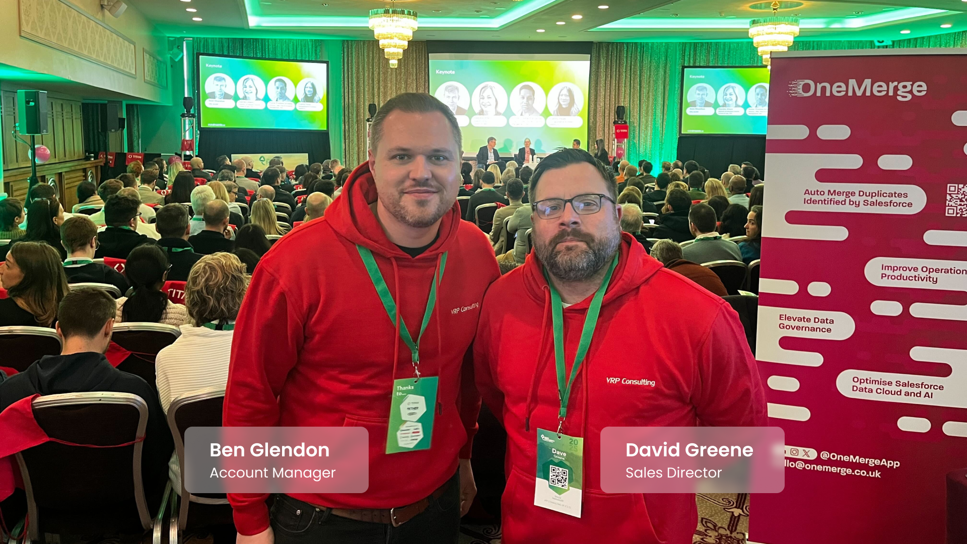 David Greene and Ben Glendon at Irish Dreamin' 2025
