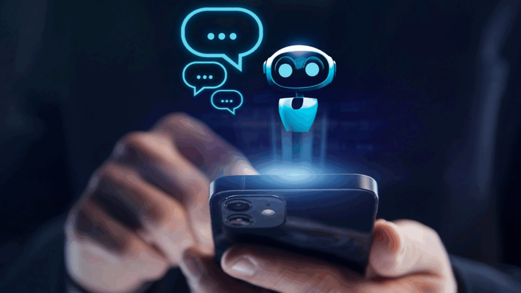 Service center or IT team working with AI-powered dashboards or bots